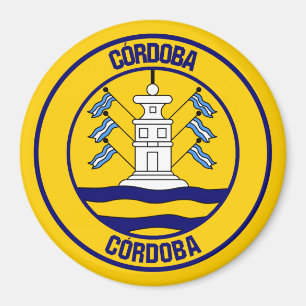 Córdoba Round Emblem Magnet
