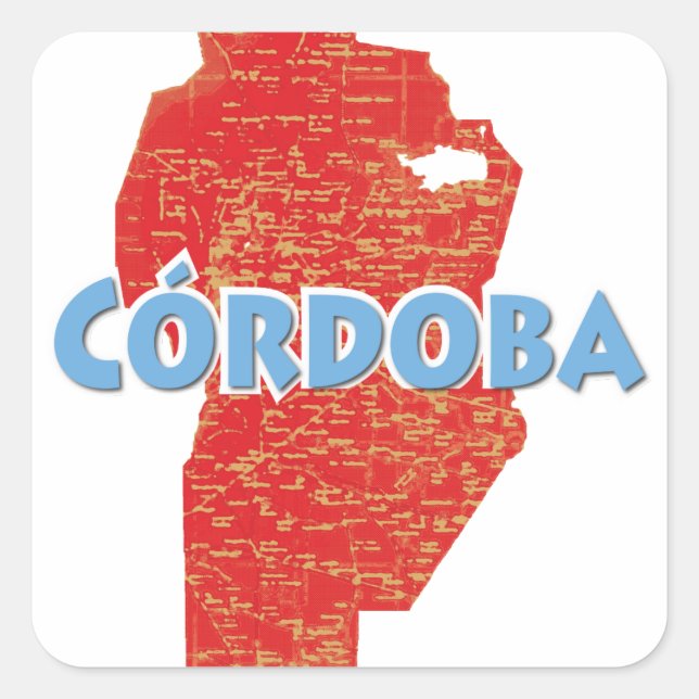 Cordoba Square Sticker (Front)