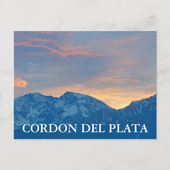 Cordon Del Plata Postcard (Front)