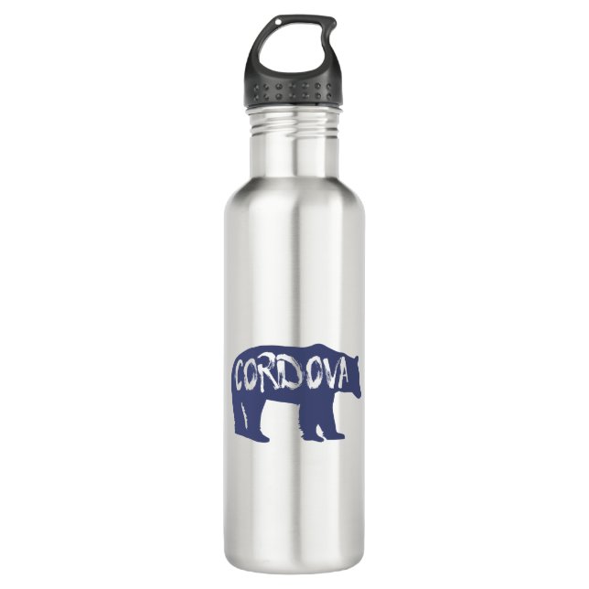 Cordova Alaska Bear 710 Ml Water Bottle (Front)