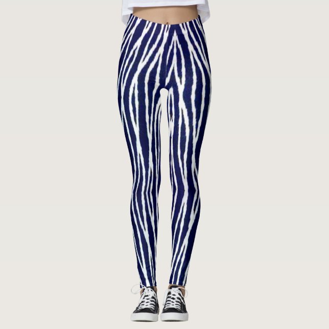 Cords of Navy Leggings (Front)