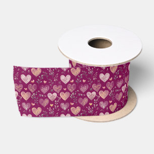 core pattern 2 satin ribbon