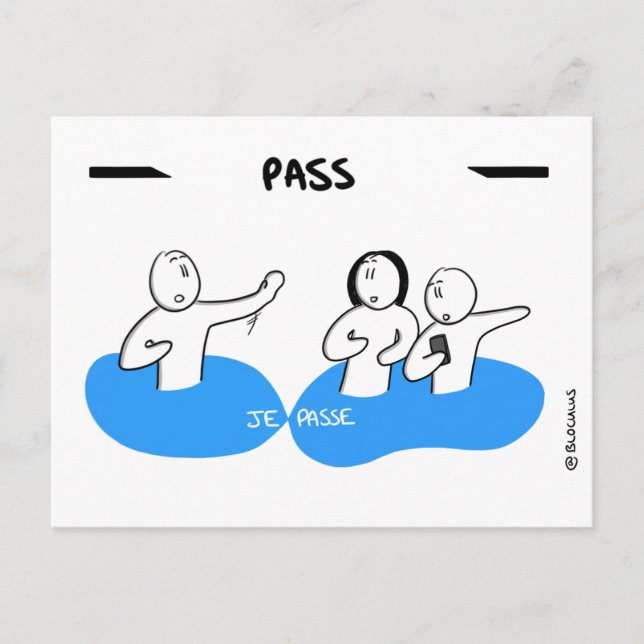 Core Protocol Card: Pass Postcard (Front)