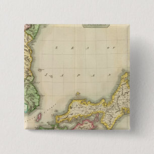 Corea, Japan 15 Cm Square Badge