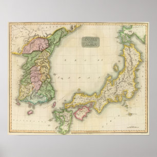 Corea, Japan Poster