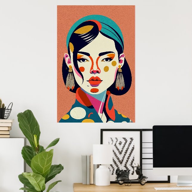 corean girl poster (Home Office)