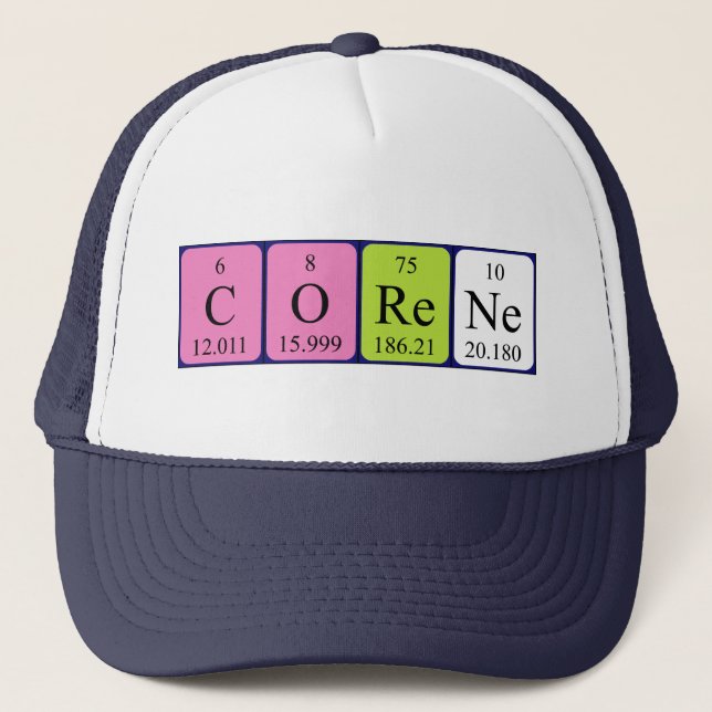 Corene periodic table name hat (Front)