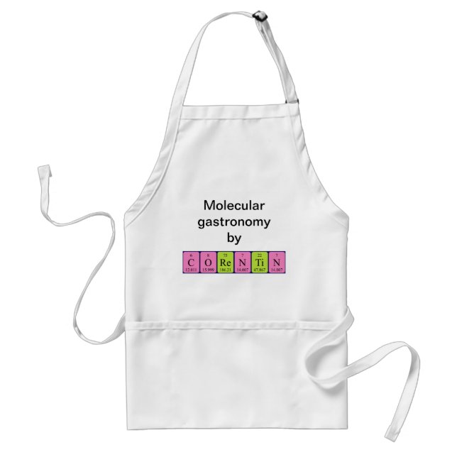 Corentin periodic table name apron (Front)