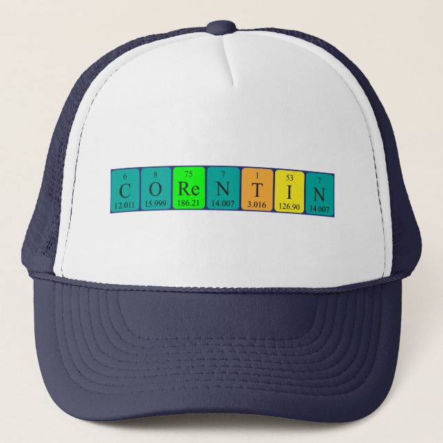 Corentin periodic table name hat (Front)