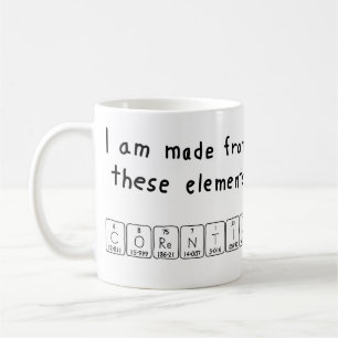 Corentin periodic table name mug