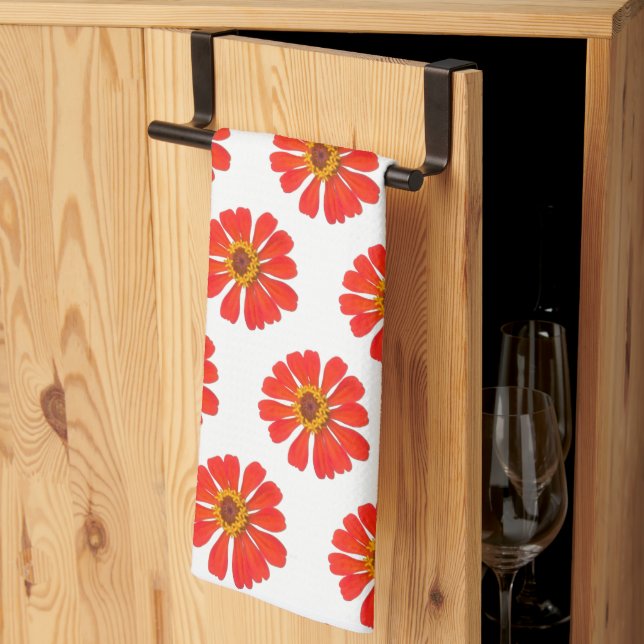Coreoposis Flower Botanical Tea Towel (Thirds Fold)