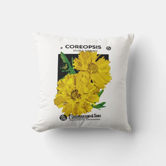 Coreopsis Cushion (Front)
