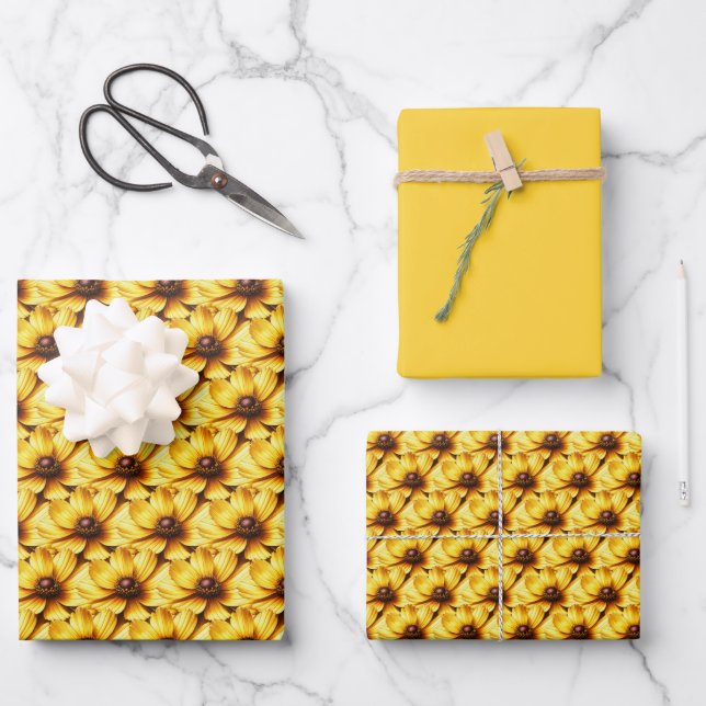 Coreopsis Field Wrapping Paper  (Front)