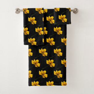 Coreopsis Flower Bath Towel Set