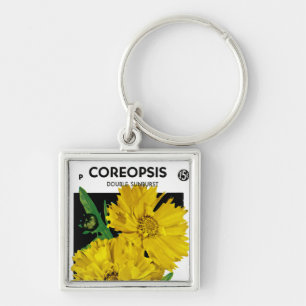 Coreopsis Key Ring
