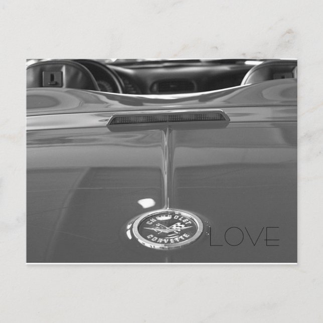 COREVETTE LOVE POSTCARD (Front)