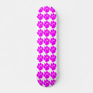 COREY TIGER 1980's PINK TIGER TRACKS WHITE Skateboard