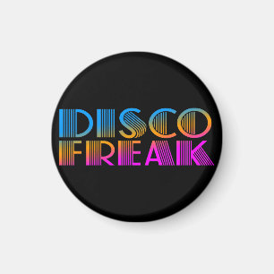 COREY TIGER 1980s RETRO DISCO FREAK MULTICOLOR Magnet