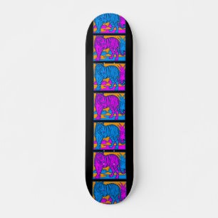 COREY TIGER 1980's TIGER SCENE BLACK Skateboard