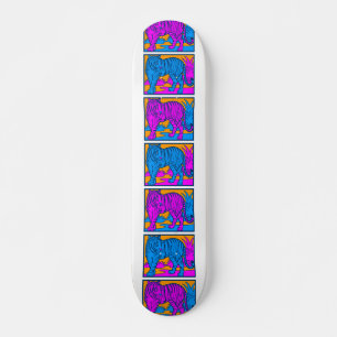 COREY TIGER 1980's TIGER SCENE WHITE Skateboard