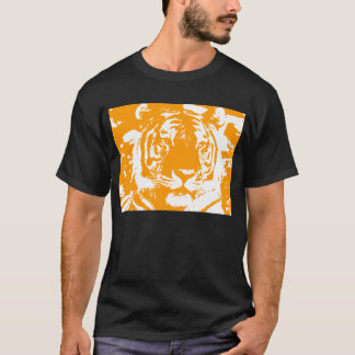 COREY TIGER 80's ORANGE TIGER FACE T-Shirt