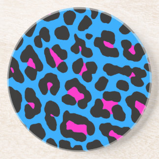 Corey Tiger 80s Retro Leopard Spots Pattern Coaster