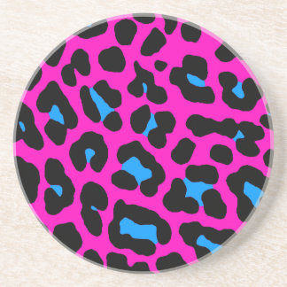 Corey Tiger 80s Retro Leopard Spots Pattern Coaster