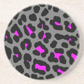 Corey Tiger 80s Retro Leopard Spots Pattern Coaster