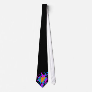 Corey Tiger 80s Retro Paint Splatter (Multicolor) Tie