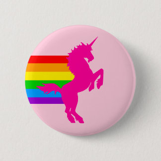 COREY TIGER 80s RETRO VINTAGE RAINBOW UNICORN 6 Cm Round Badge
