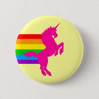 COREY TIGER 80s RETRO VINTAGE RAINBOW UNICORN 6 Cm Round Badge