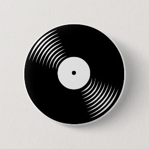 Corey Tiger 80s Retro Vintage Vinyl Record Pin