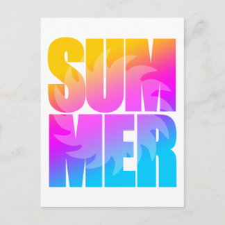 Corey Tiger 80s Summer Sun Postcard