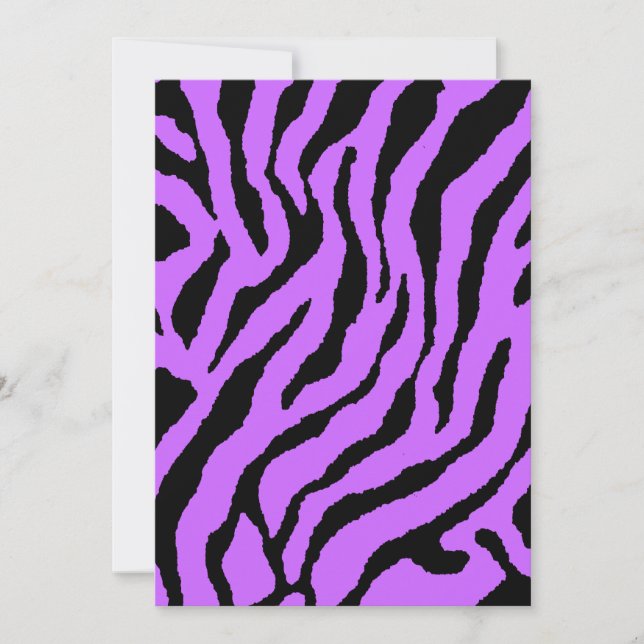 Corey Tiger 80s Tiger Stripes (Purple) (Front)