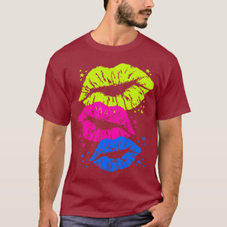 Corey Tiger 80s Vintage Lips & Stars Kisses T-Shirt