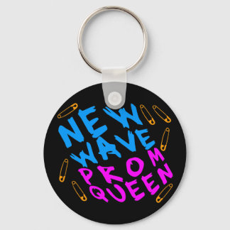Corey Tiger 80s Vintage New Wave Prom Queen Key Ring