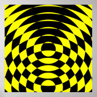 Corey Tiger 80s Vintage Op Art