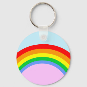 Corey Tiger 80s Vintage Rainbow Key Ring