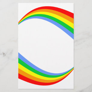 Corey Tiger 80s Vintage Rainbow Stationery