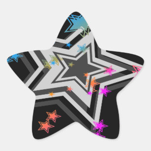 Corey Tiger 80s Vintage Stars Star Sticker