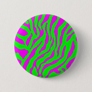 Corey Tiger 80s Vintage Tiger Stripes 6 Cm Round Badge