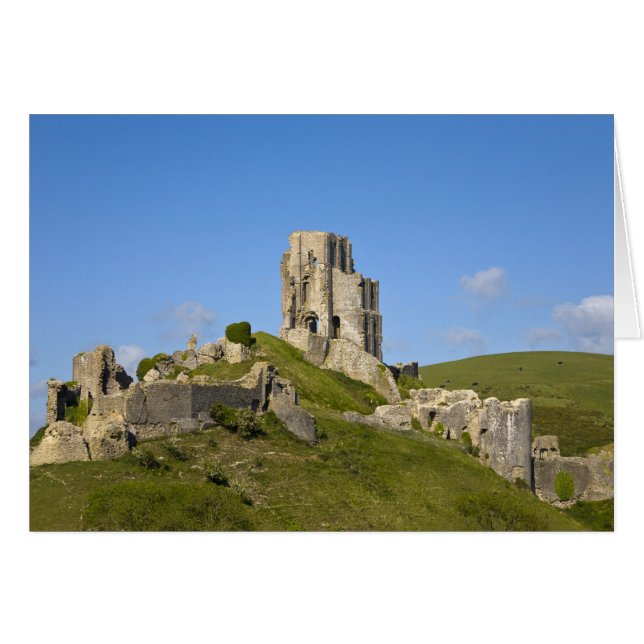 Corfe Castle, Corfe, Dorset, England (Front Horizontal)
