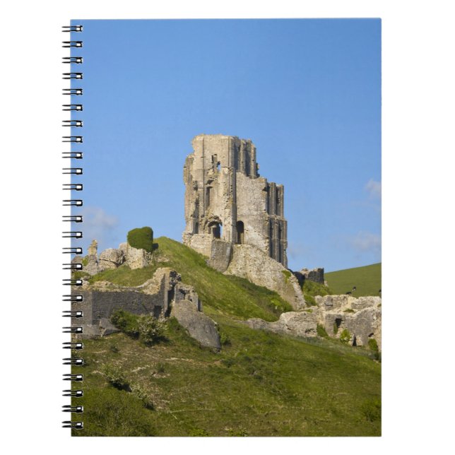 Corfe Castle, Corfe, Dorset, England Notebook (Front)