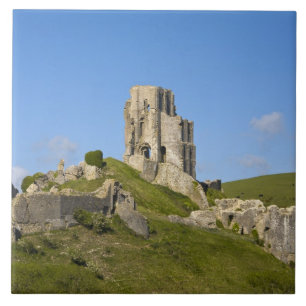 Corfe Castle, Corfe, Dorset, England Tile