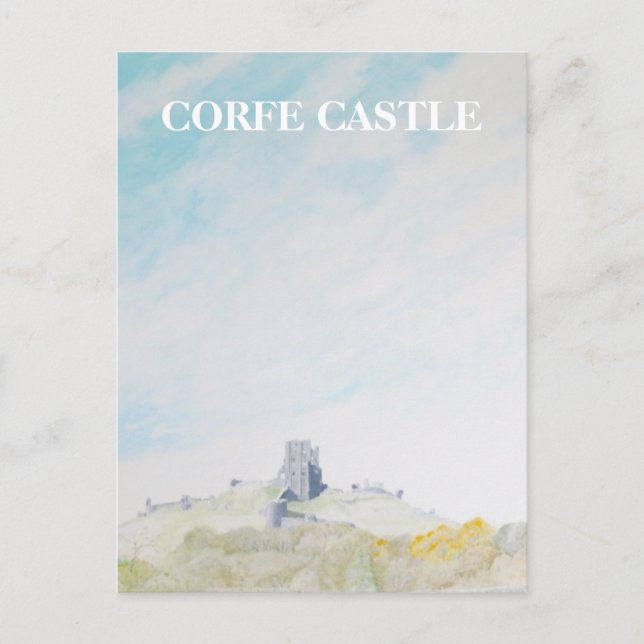 Corfe Castle, Dorset Postcard (Front)