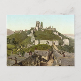 Corfe Castle, Isle of Purbeck, Dorset c.1895 Postcard