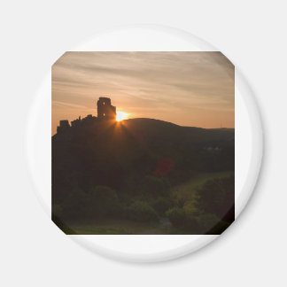 Corfe Castle Sunrise Magnet