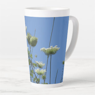 Corfu Cream Wildflowers Latte Mug