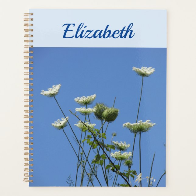 Corfu Cream Wildflowers  Planner (Front)