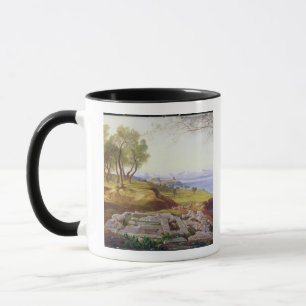 Corfu from Ascension, c.1856-64 (oil on canvas) Mug